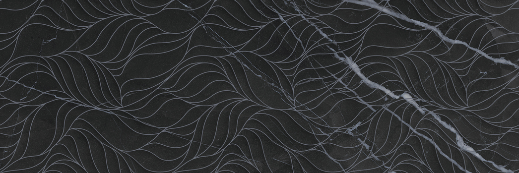 Calacatta Black Petalos Rectificado 30x90
